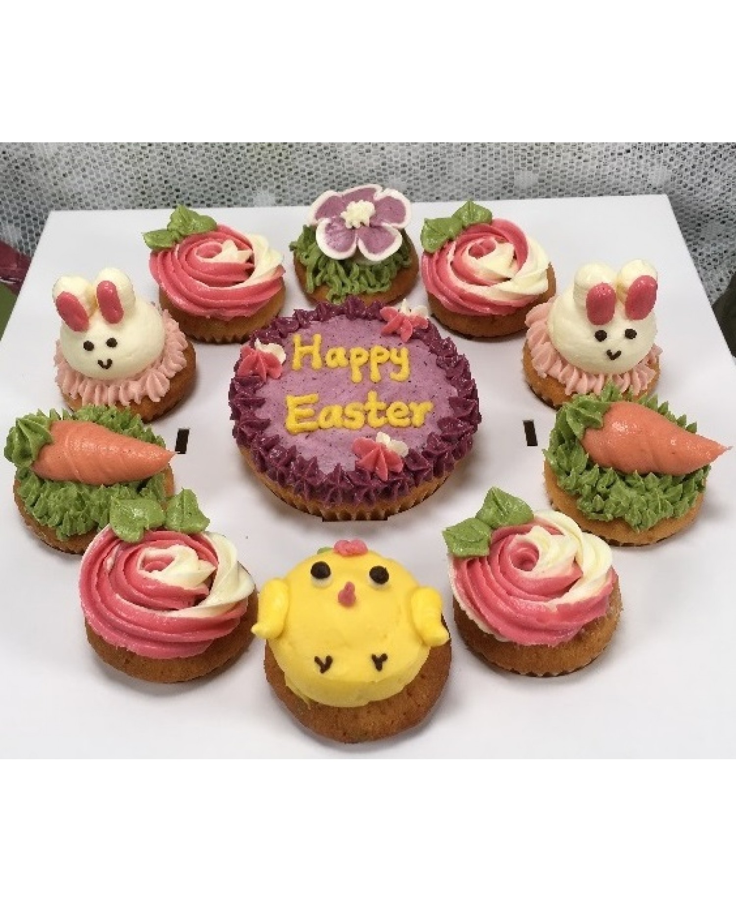 2018復活節1大10小Cupcake